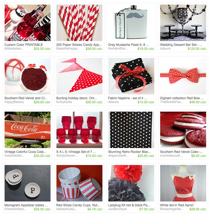 Red White and Gray Party